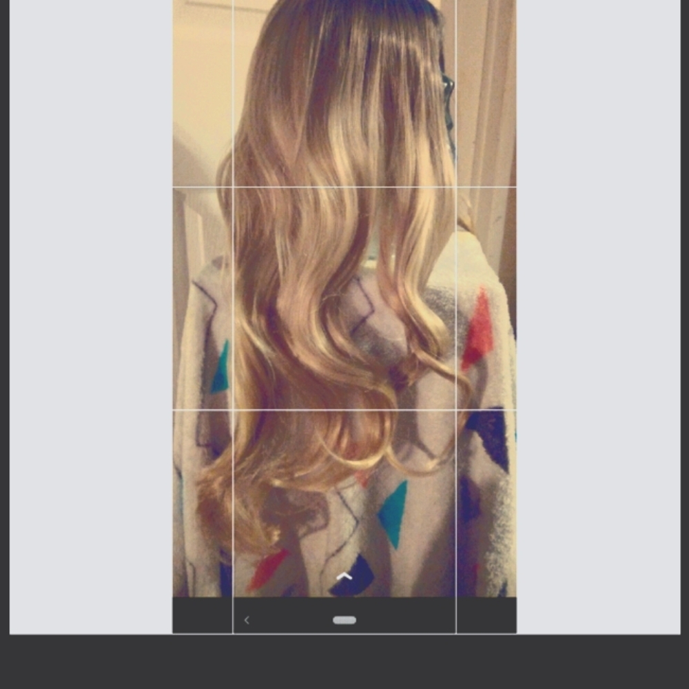 Ombre curly wig